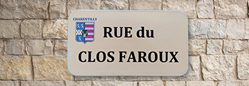 Plaque de rue