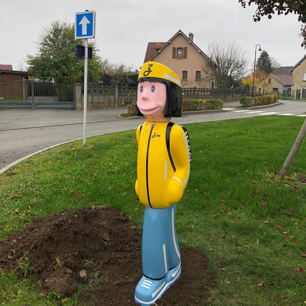 pedestrian figurine